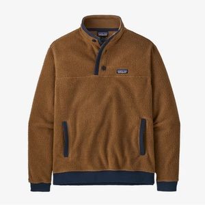 Patagonia Men’s Shearling Fleece Button Pullover BRAND NEW